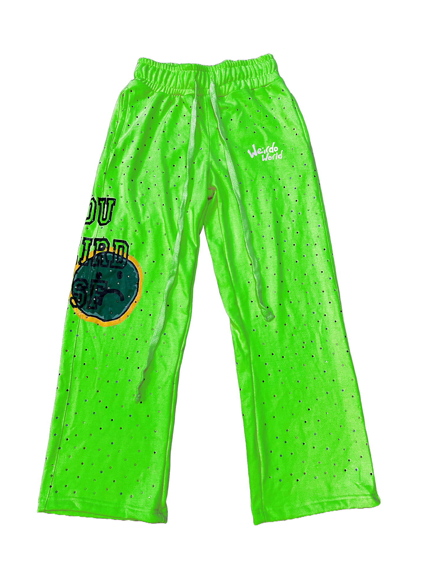 Green Rhinestone YWA Sweats